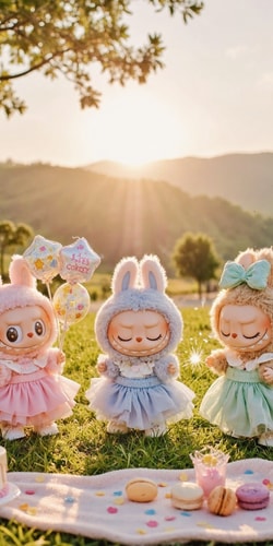 Labubu的节日气球派对