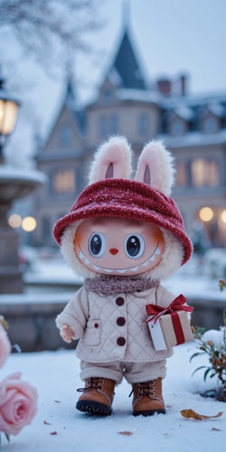 Labubu Frosted Gift Stroll