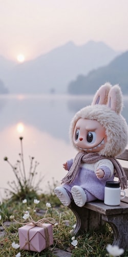 Labubu静谧的沉思