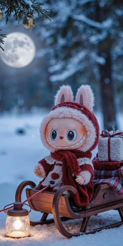 Labubu Snowy Gift Workshop