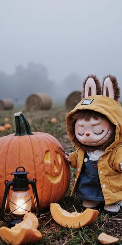 Labubu-Solitary-Pumpkin-Carver,Labubu-Fall-Wallpaper.png