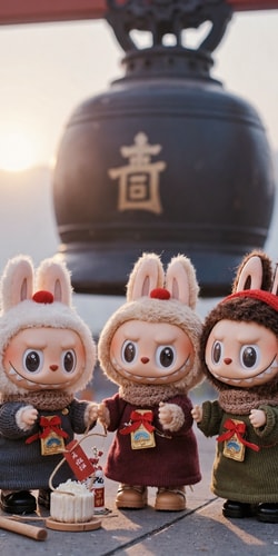 Labubu-Temple-Bell-Ringing,Labubu-New-Year-Wallpaper.png