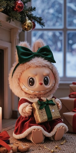 Labubu-Unwrapping-Joy,Labubu-Christmas-Wallpaper.png