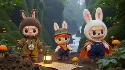 Labubu隐秘森林探险