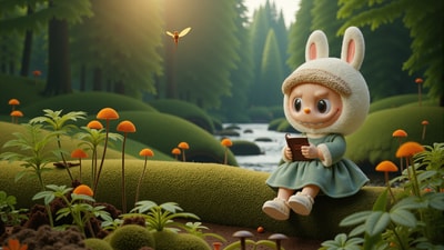 Labubu寂静森林独处